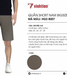 Quần Short Kaki Vải Dù - B007