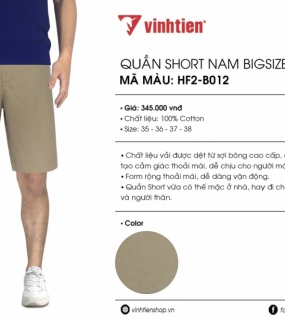 Quần Short Kaki Vải Dù - B012